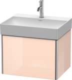 Duravit XSquare Vanity unit wall-hung 58.4 x 46.0 cm, 1 drawer, for wash basin DuraSquare 235360