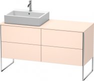 Duravit XSquare vanity unit wall-hung 140.0 x 54.8 cm, 4 drawers XS4923L