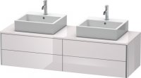 Duravit XSquare vanity unit wall-hung 160.0 x 54.8 cm, 4 drawers, top drawer incl. siphon cut-out and apron