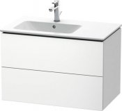 Duravit L-Cube Vanity unit wall-mounted 82.0 x 48.1 cm, 2 drawers, for ME by Starck 234583 Basin left