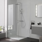 HSK Aperto hinged door on ancillary part for side panel, hinged, rebate left, dimensions: 75.0 cm x 200.0 cm