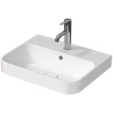 Duravit Happy D.2 Plus Countertop sink, 236050, 1 tap hole, 500x400 mm, ground, with overflow, with tap hole b...