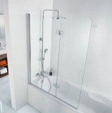 HSK Premium Softcube Bath tub attachment, 2 parts, size: 100 x 140 cm, stop: left