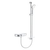 Grohe Grohtherm SmartControl thermostatic shower mixer DN 15, with Euphoria 110 massage shower set 900 mm, chr...