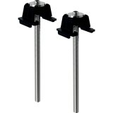 Geberit Set Foot extensions for mounting frame for shower surface Setaplano 154.036.00.1