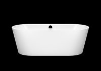 Kaldewei Meisterstück Classic Duo Oval, freestanding bathtub 1111, 180x80x42 cm, alpine white