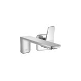 Dornbracht Lissß© wall-mounted single-lever basin mixer without pop-up waste, projection 210 mm, 36861845