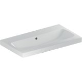 Geberit iCon Light washbasin with shortened projection, 75 cm x 42 cm, with tap hole, without overflow,501842