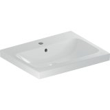 Geberit iCon Light countertop washbasin, 75 cm x 48 cm, with tap hole, without overflow,501848