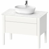 Duravit Luv vanity unit vertical LU9569, 938 x 570 mm, 1 drawer, 1 pull-out unit