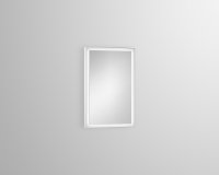 Alape LED mirror SP.FR450.S1, rectangular, W: 450mm, H: 800mm, D: 40mm, dimmable, 6741001