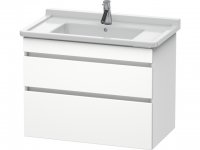 Duravit DuraStyle vanity unit wall-mounted 6488, 2 drawers, 800mm, for Starck 3