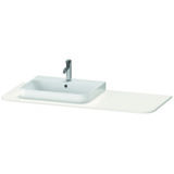 Duravit Happy D.2 Plus Console HP031K, 1300x550 mm, 1 cut-out left, for washbasin base HP4932, HP4942, HP4962,...