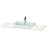Duravit Happy D.2 Plus Console HP031K, 1300x550 mm, 1 cut-out in the middle, for wash basin base HP4932, HP494...