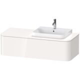 Duravit Happy D.2 Plus Vanity unit for wall-mounted console, 1300x550 mm, 1 pull-out, for furniture wash basin...