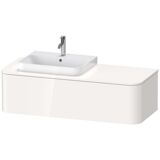 Duravit Happy D.2 Plus Vanity unit for wall-mounted bracket, 1300x550 mm, 1 pull-out, for top-mounted basin Po...