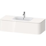 Duravit Happy D.2 Plus Vanity unit for wall-mounted bracket, 1300x550 mm, 1 pull-out, for built-in bowl Positi...