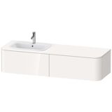 Duravit Happy D.2 Plus Vanity unit for wall-mounted console, 1600x550 mm, 2 pull-outs, for built-in basin Posi...
