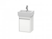 Duravit Ketho Vanity unit wall-mounted 6630, 1 wooden door, right-hinged, 400mm, for Vero