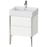 Duravit XViu 4534 Vanity unit vertical, 2 drawers, for wash basin Vero Air 235060, 584x454 mm