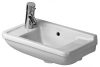 Duravit hand wash basin Starck 3 50cm, tap hole pre-punched left and right