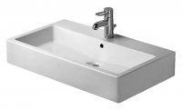 Duravit Vero 800mm washbasin, with overflow, with tap hole bench, 1 tap hole