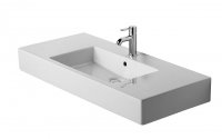 Duravit furniture washbasin Vero 105cm, with overflow, with tap hole bench, 1 tap hole