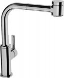 Hansa Hansaronda kitchen faucet, side operated, 2 jets, swivel/extendable spout, projection: 221 mm, 54912283