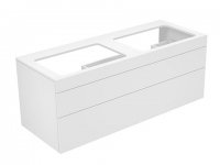Keuco Edition 400 Vanity unit 31574, without tap hole, 1400 x 546 x 535 mm