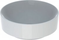 Keramag VariForm Countertop washbasin round, 400mm, without tap hole, without overflow