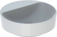 Keramag VariForm Countertop washbasin round, 450mm, with tap hole, without overflow