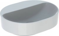 Keramag VariForm Countertop washbasin elliptical, 500x400mm, with tap hole, without overflow