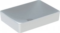 Keramag VariForm Countertop washbasin rectangular, 550x400mm, without tap hole, without overflow