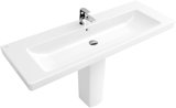 Villeroy & Boch cupboard washbasin Subway 7176D0 1300x470mm, with overflow, 1 tap hole