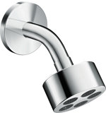 hansgrohe AXOR One shower head 75 1 spray type water-saving with shower arm, projection 116 mm, 48490