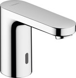 hansgrohe Vernis Blend electronic washbasin mixer with temperature presetting Mains connection 230 V chrome, p...