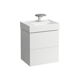 Running Kartell vanity unit, suitable for wash basin 810335, 2 drawers, 580x600x450