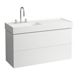 Running Kartell vanity unit, suitable for wash basin 813332, 2 drawers, 1180x600x450