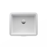 Laufen Living City built-in washbasin from below, without tap hole, 400x335, white