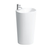 Laufen Palomba Wash basin, free-standing, 1 tap hole, with overflow, 520x395x900