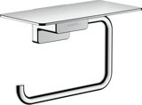 Hansgrohe AddStoris toilet paper holder, with shelf, 41772