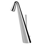 Gessi Cono single-lever basin mixer, high version, with 1 1/4 waste, 154 mm projection, 45004