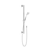 Gessi Rilievo, shower bar set 800 mm, with 1-jet anti-limestone hand shower and shower hose 1.50 m, 59245