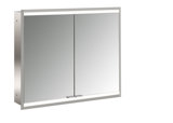 Emco prime 2 Illuminated mirror cabinet, 800 mm, 2 doors, flush-mounted model, IP 20, without light package