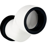 Geberit Monolith connection pipe for wall-mounted WC, 7cm taped, white-alpine