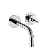 Hansgrohe AXOR Uno single-lever washbasin mixer flush-mounted, rosettes for wall mounting, projection 225mm
