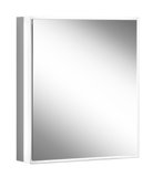 Schneider PREMIUM Line Superior LED illuminated mirror cabinet, 1 double mirror door, socket left, 625x73,6x16...