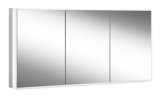 Schneider PREMIUM Line Superior LED illuminated mirror cabinet, 3 equal-sized double mirror doors, 1825x73,6x1...