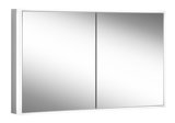 Schneider PREMIUM Line Ultimate LED illuminated mirror cabinet, 2 double mirror doors, 1225x73,3x15,8cm, 182.1...