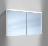 Schneider O-Line LED mirror cabinet 012 120/2/LED, 2 doors, lighting top and bottom